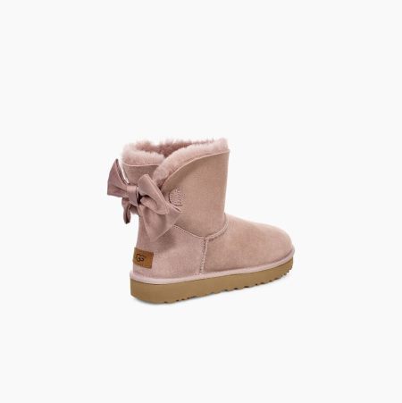 UGG Mini Bailey Bow II Glam - Boots Dame - Lyse Rosa (NO-Z831)